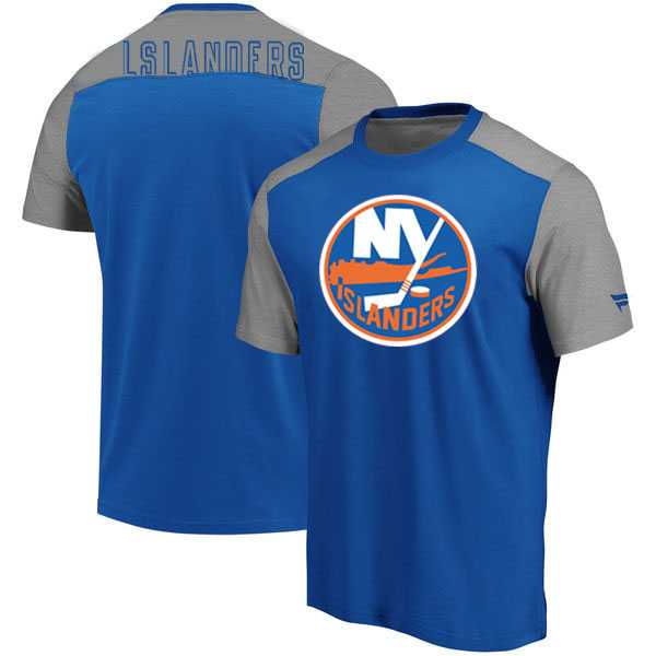 New York Islanders Fanatics Branded Iconic Blocked T-Shirt Blue Heathered Gray,We sell and wholesale New York Islanders Fanatics Branded Iconic Blocked T-Shirt Blue Heathered Gray on line form chian!